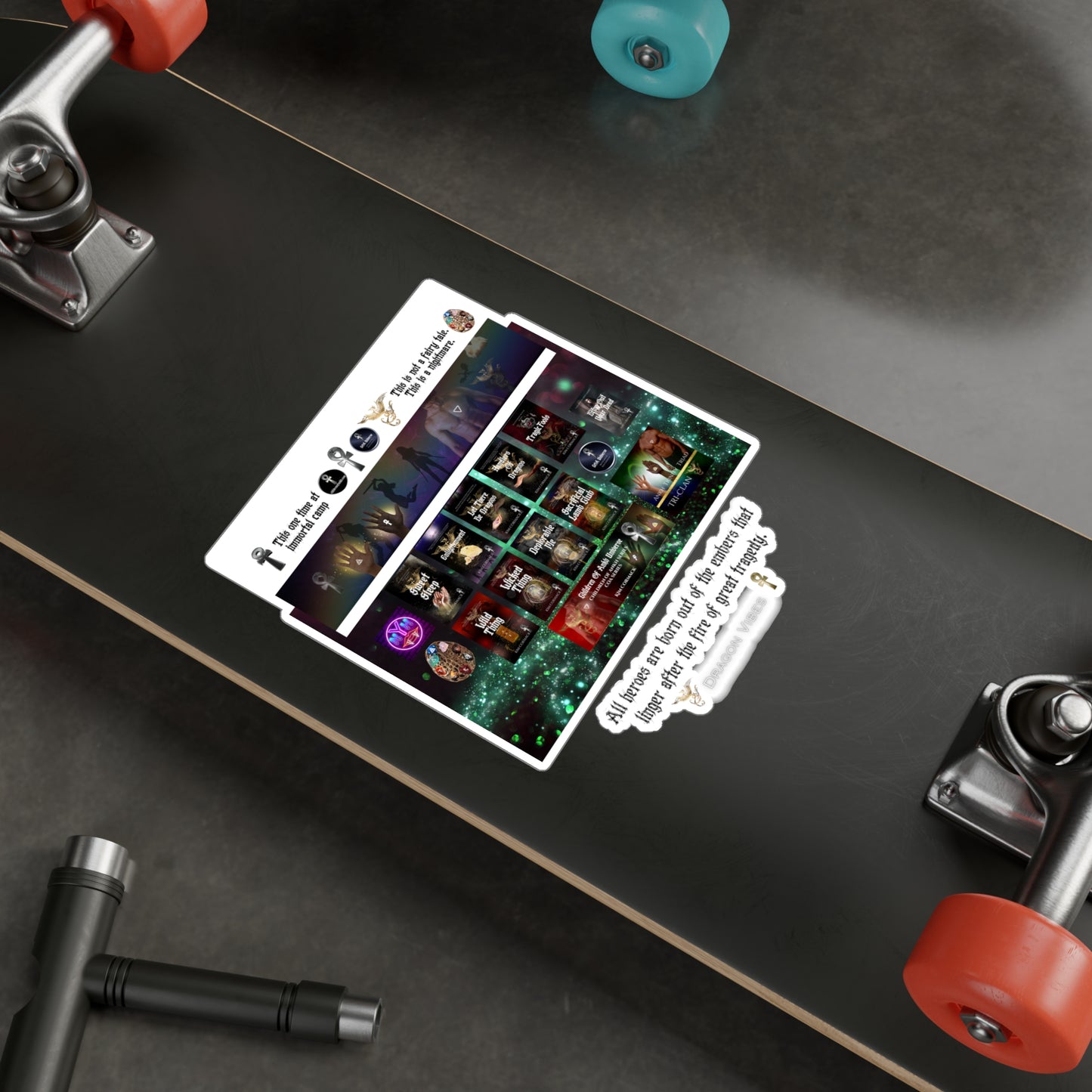 Kiss-Cut Vinyl Decals COA Universe Merch