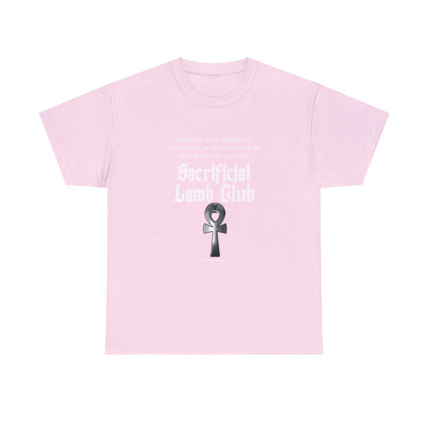 Unisex Heavy Cotton Tee Sacrificial Lamb Club Merch, COA Series, Children Of Ankh Universe