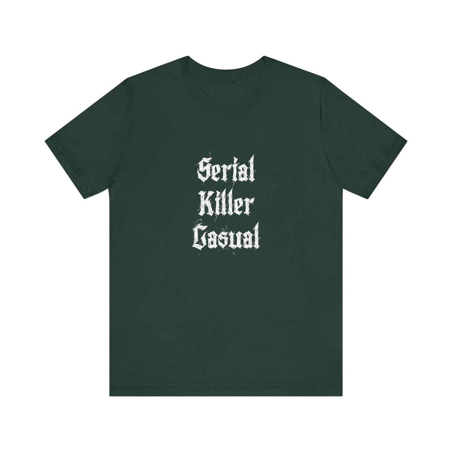 Unisex Serial Killer Casual Funny COA Universe Merch Jersey Short Sleeve Tee