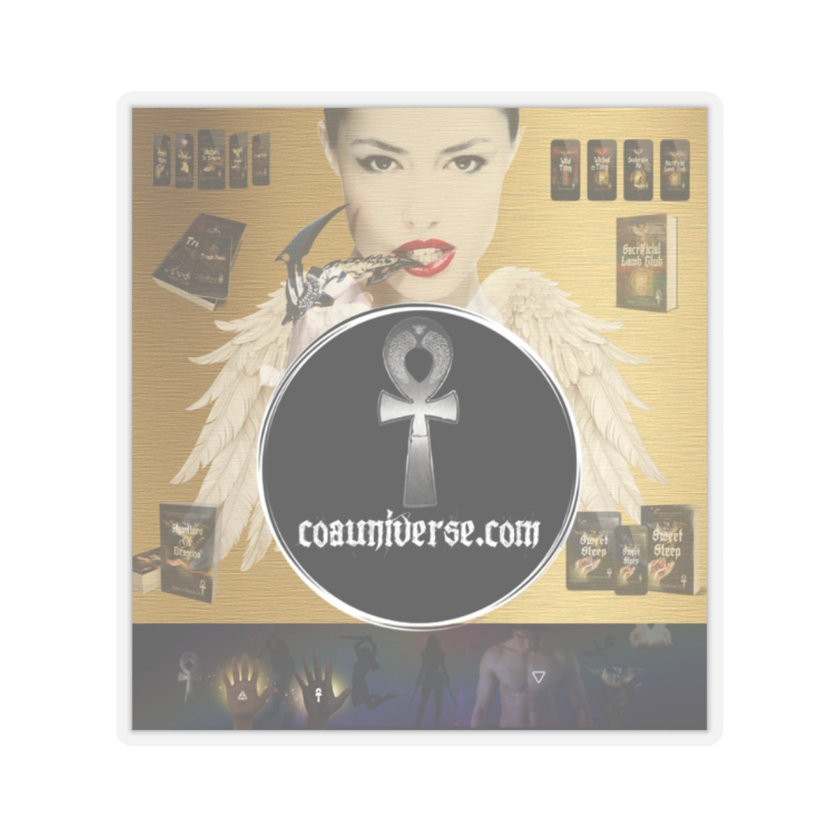 Sticker Set - COA Universe Dark Fantasy Romance Science Fiction Book Merch