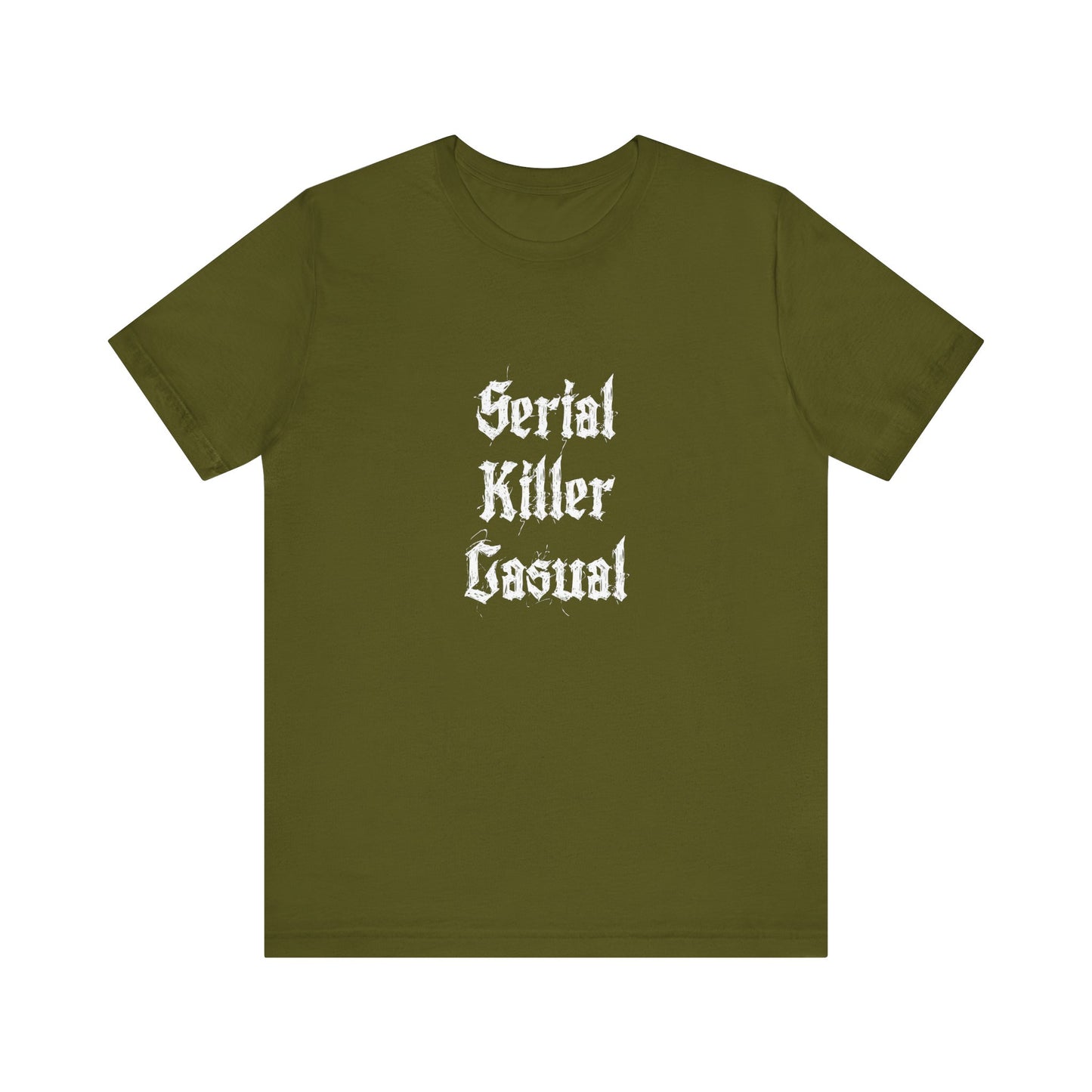Unisex Serial Killer Casual Funny COA Universe Merch Jersey Short Sleeve Tee