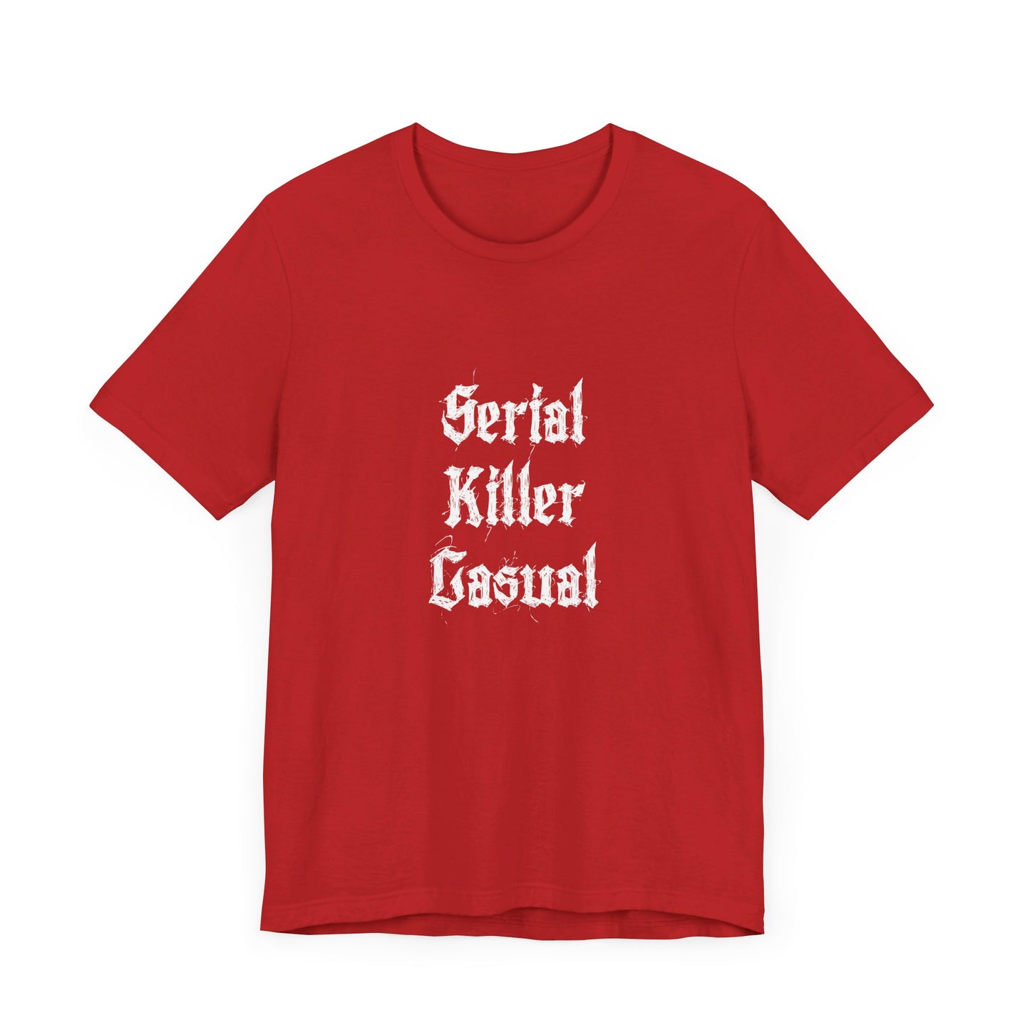 Unisex Serial Killer Casual Funny COA Universe Merch Jersey Short Sleeve Tee