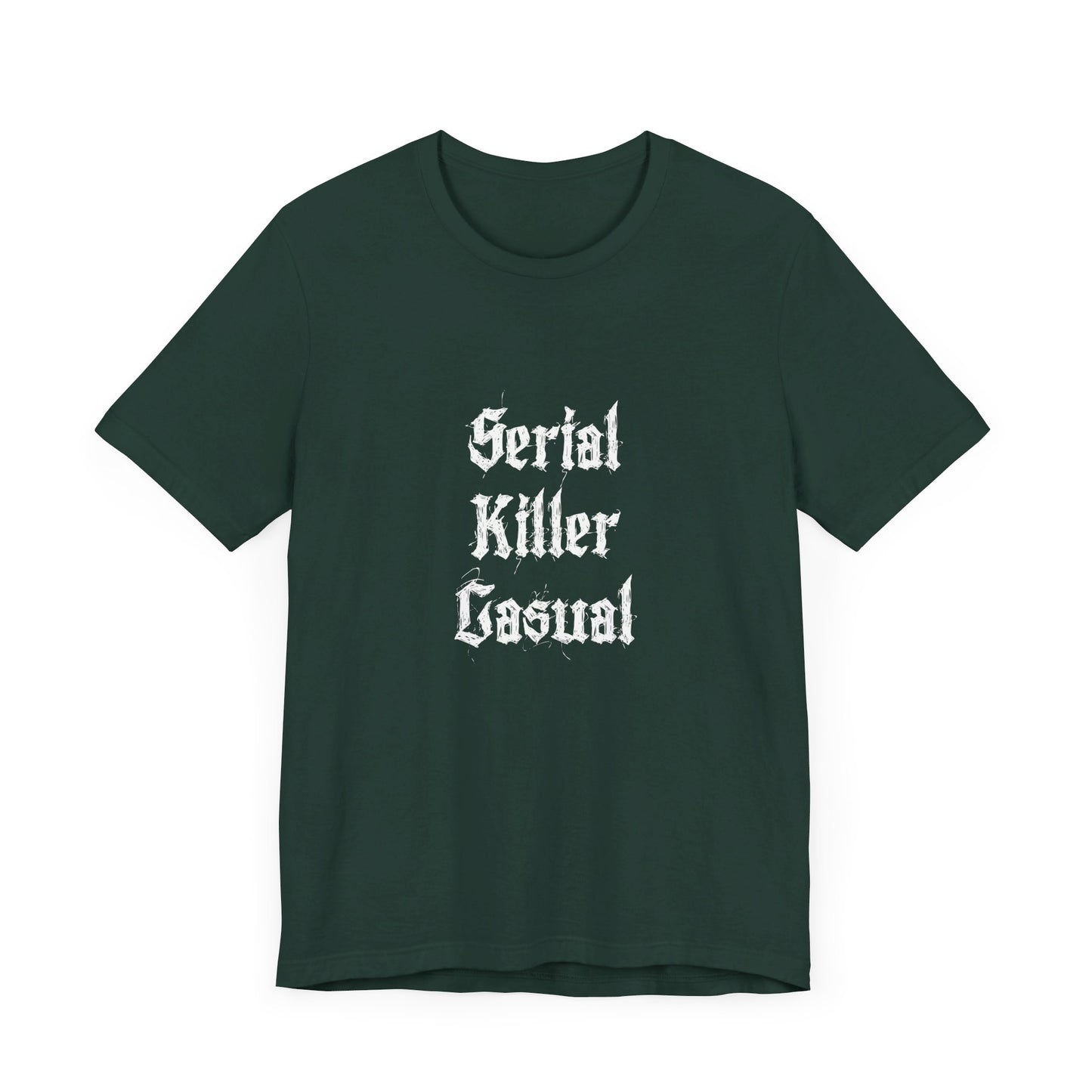Unisex Serial Killer Casual Funny COA Universe Merch Jersey Short Sleeve Tee