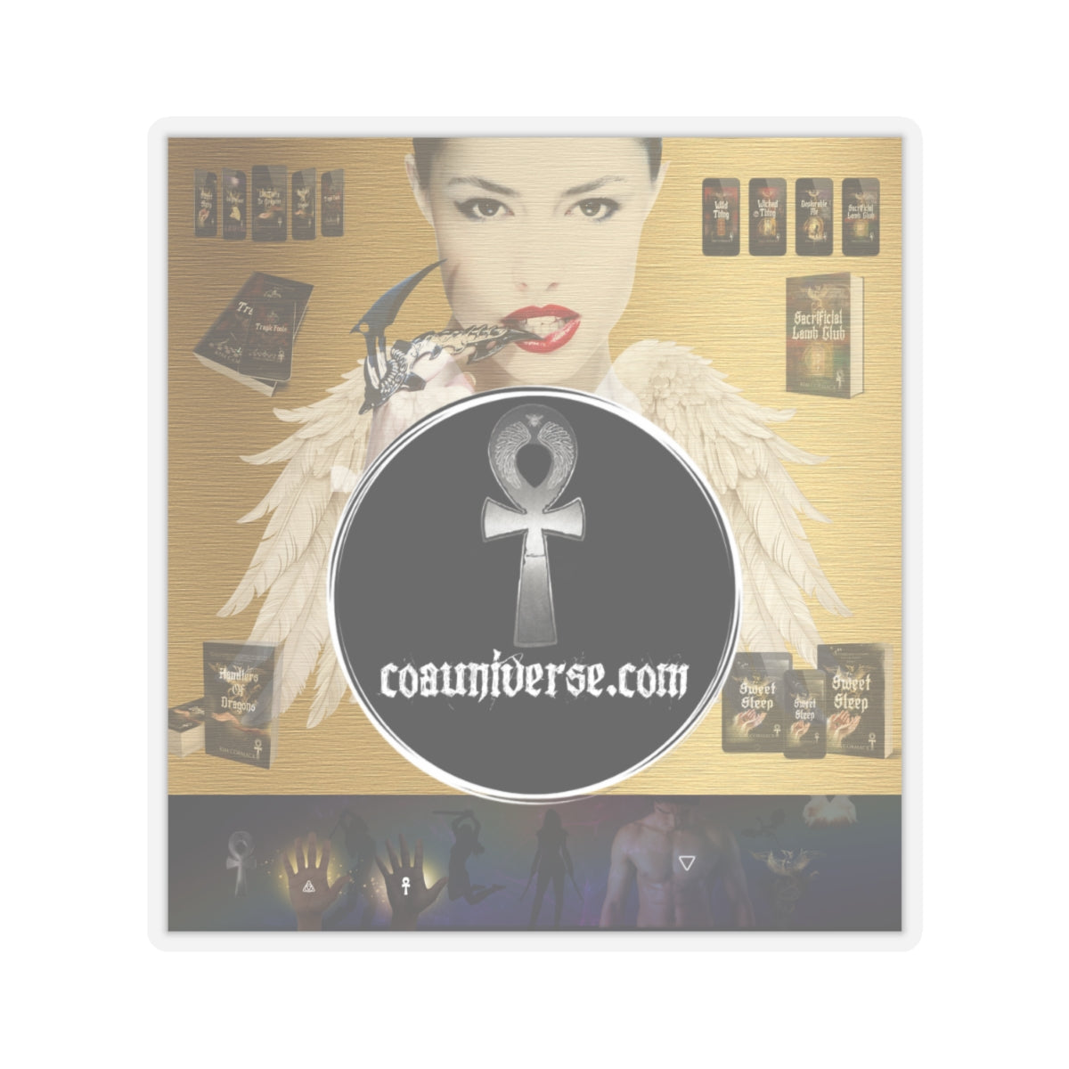 Sticker Set - COA Universe Dark Fantasy Romance Science Fiction Book Merch