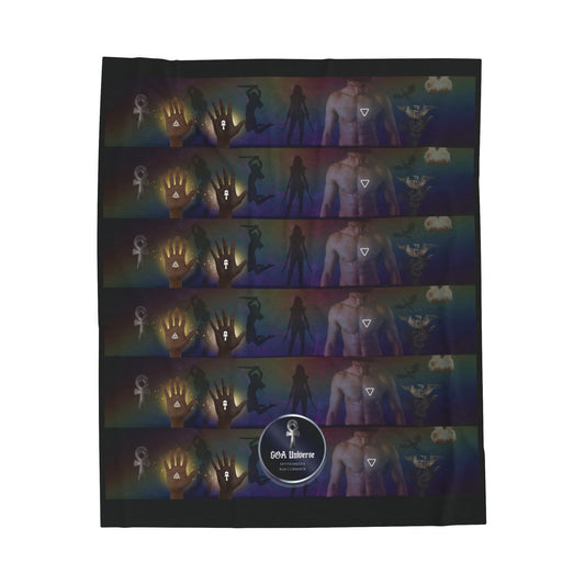Velveteen Plush COA Universe Blanket