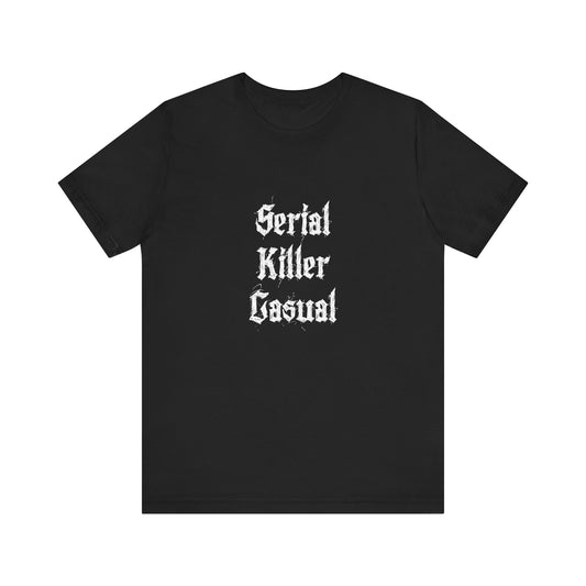 Unisex Serial Killer Casual Funny COA Universe Merch Jersey Short Sleeve Tee